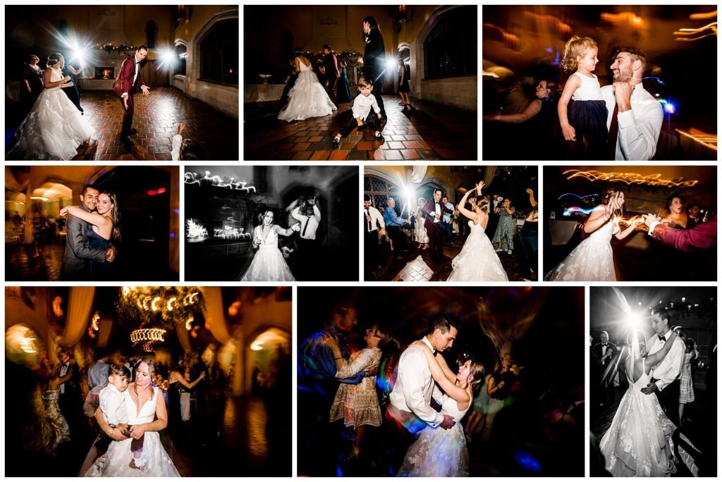 dancefloor photos at glenmoor country club in canton ohio on wedding day