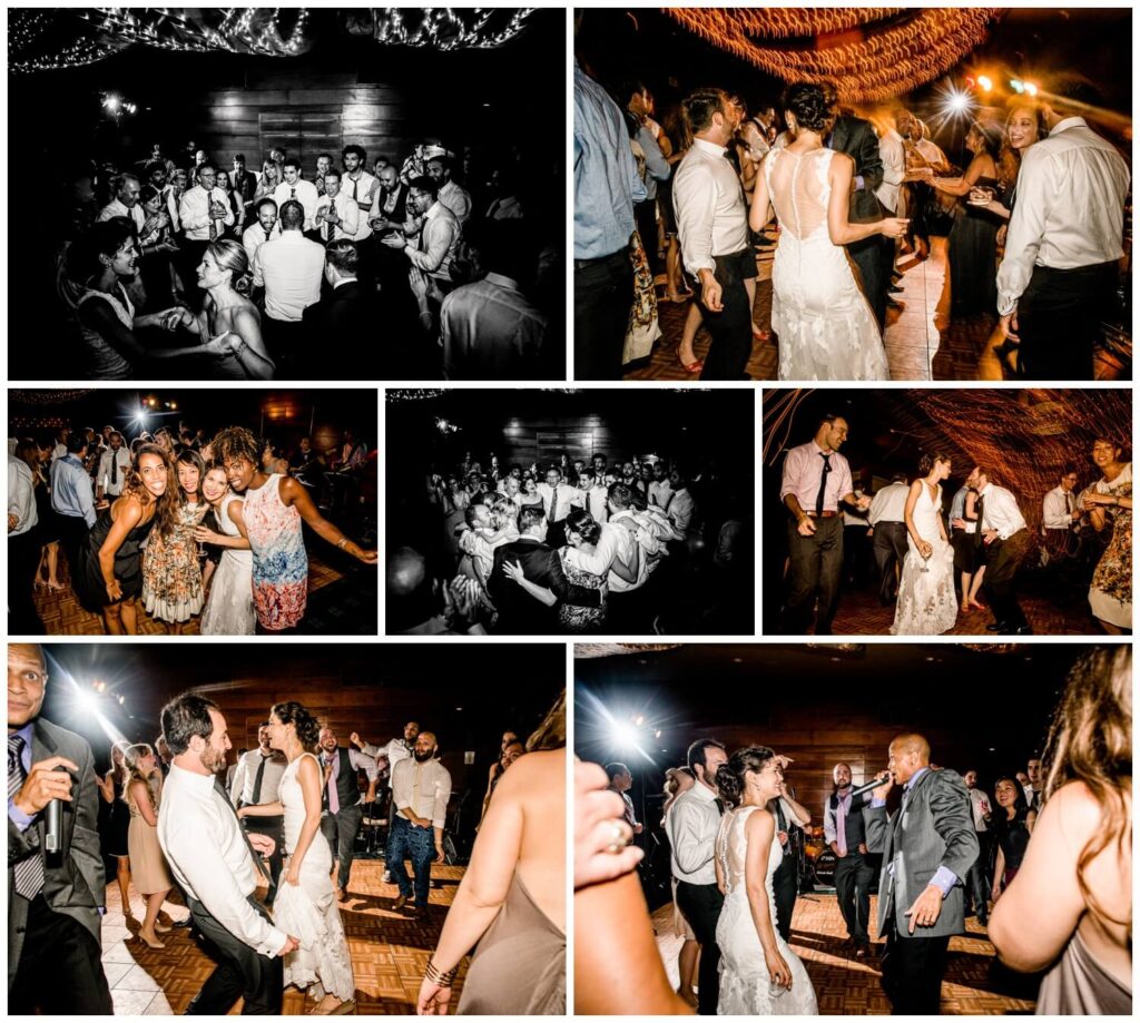 people dancing at wedding reception at walden inn