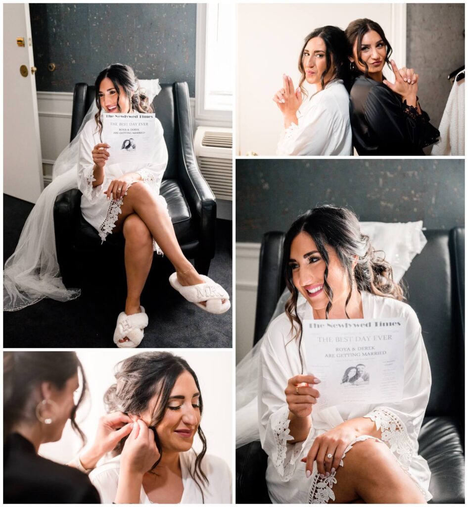 bride getting ready photos at avalon country club wedding captured by three and eight photo